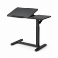 YoYo Casa FA116 Mobile Pneumatic Desk with Tilting Desktop – Black